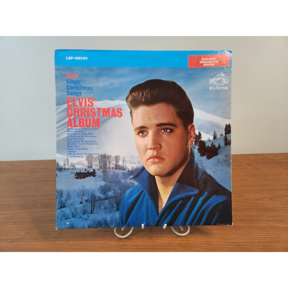 Elvis Presley Elvis’ Christmas Album Stereo LSP‑1951(e) 1964 RCA Black Label